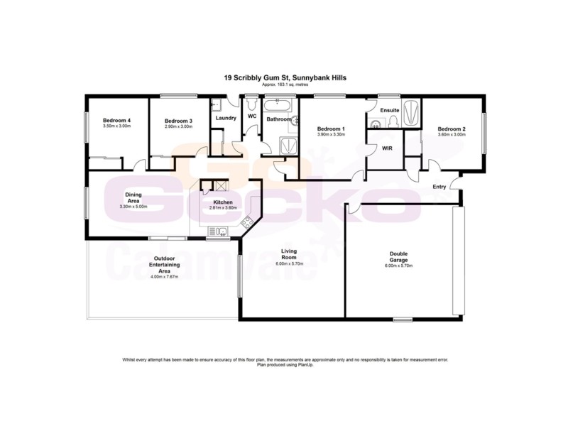 19 Scribbly Gum Street, Sunnybank Hills QLD 4109 Floorplan