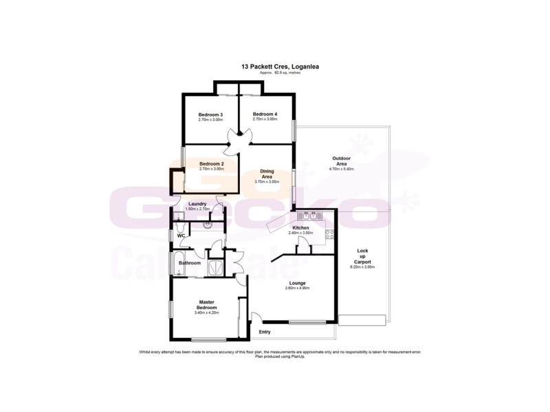 13 Packett Crescent, Loganlea QLD 4131 Floorplan