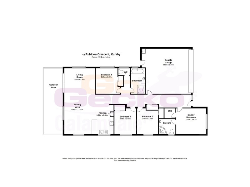 14 Rubicon Crescent, Kuraby QLD 4112 Floorplan