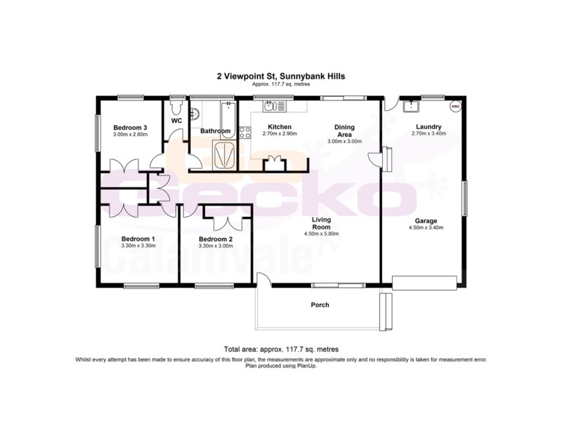 2 Viewpoint Street,, Sunnybank Hills QLD 4109 Floorplan