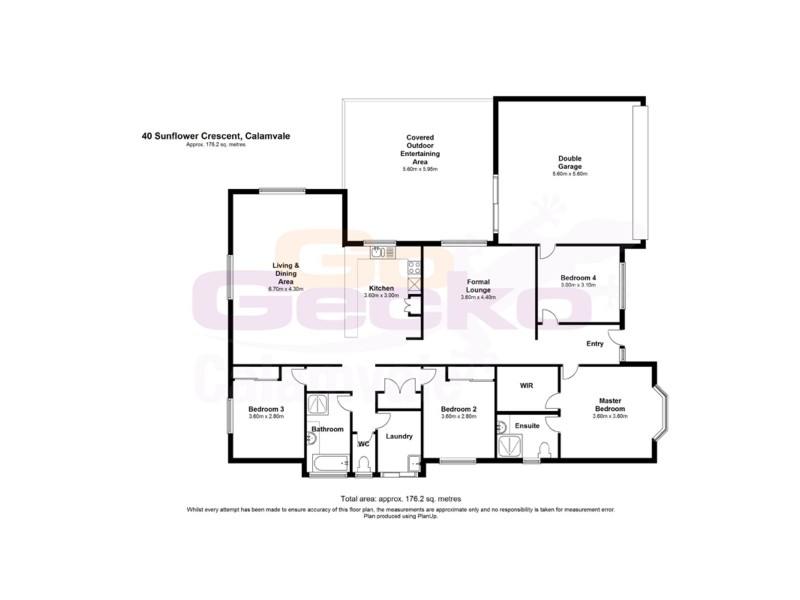 40 Sunflower Crescent, Calamvale QLD 4116 Floorplan