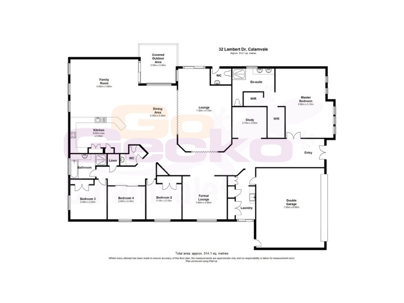 32 Lambert Drive, Calamvale QLD 4116 Floorplan