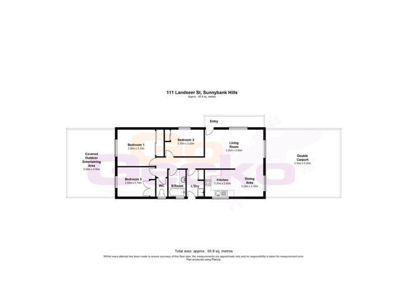 111 Landseer Street, Sunnybank Hills QLD 4109 Floorplan