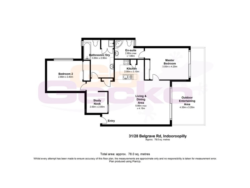 31/28 Belgrave Road, Indooroopilly QLD 4068 Floorplan