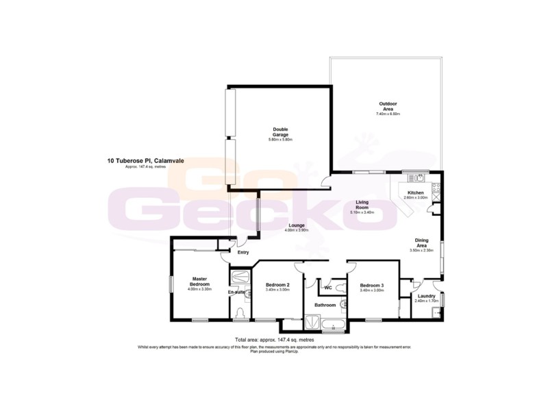 10 Tuberose Street, Calamvale QLD 4116 Floorplan