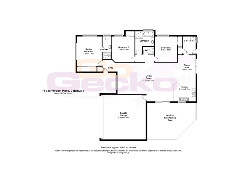 14 Van Wirdum Place, Calamvale QLD 4116 Floorplan