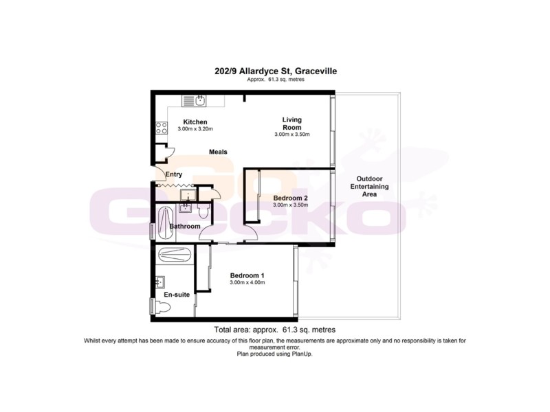 202/9 Allardyce Street, Graceville QLD 4075 Floorplan