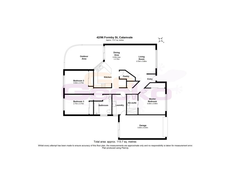 42/96 Formby Street, Calamvale QLD 4116 Floorplan