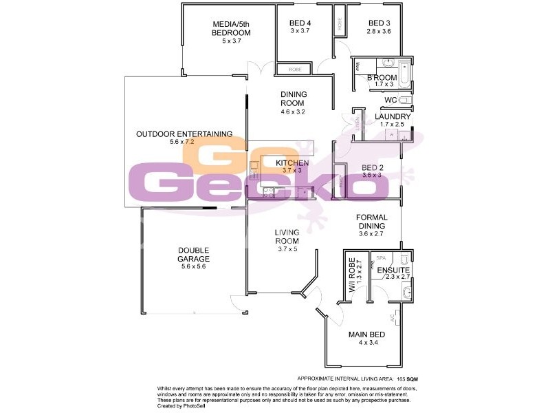 14 Bottlebrush Street, Calamvale QLD 4116 Floorplan