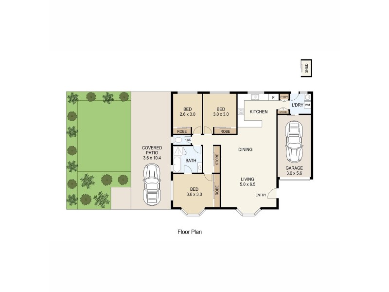 1/24 Nina Parade, Arundel QLD 4214 Floorplan