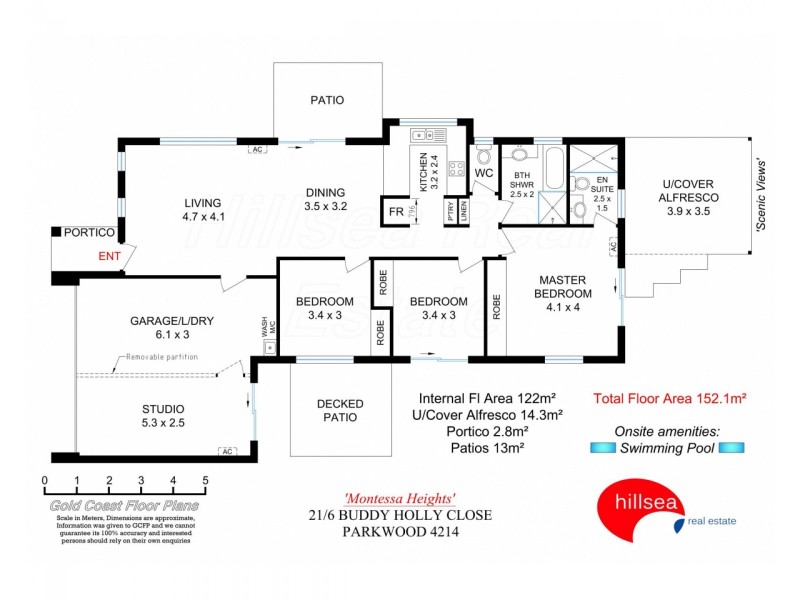 21/6 Buddy Holly Close, Parkwood QLD 4214 Floorplan
