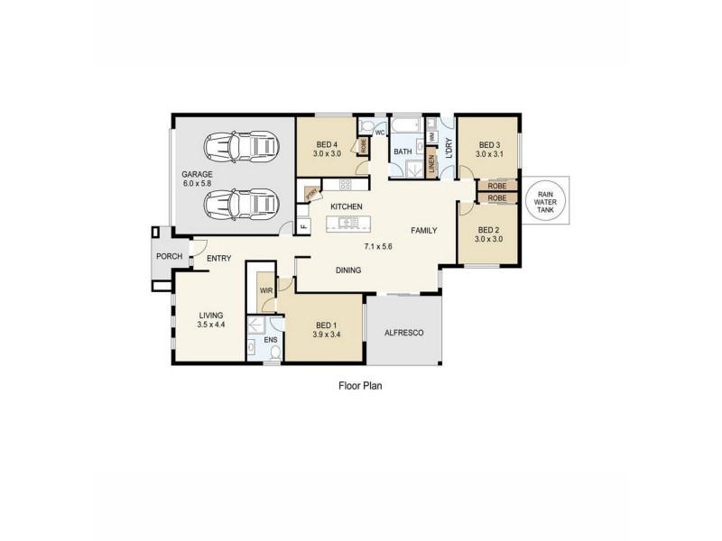 2 Bakara Lane, Upper Coomera QLD 4209 Floorplan