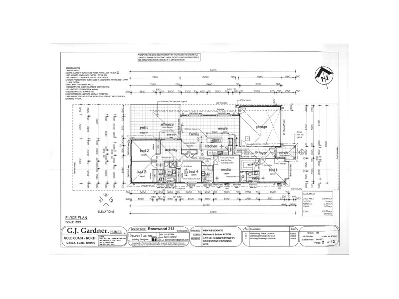 4 Summerstone Place, Maudsland QLD 4210 Floorplan