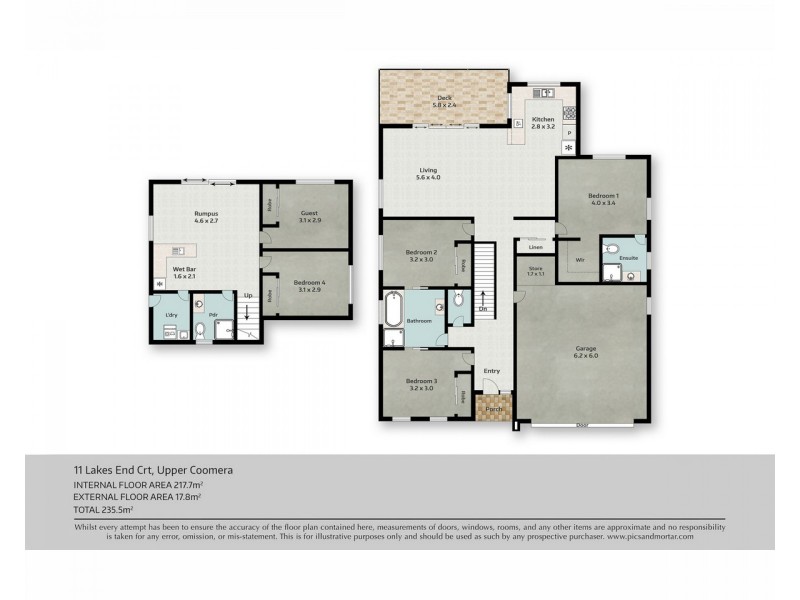 11 Lakes End Court, Upper Coomera QLD 4209 Floorplan