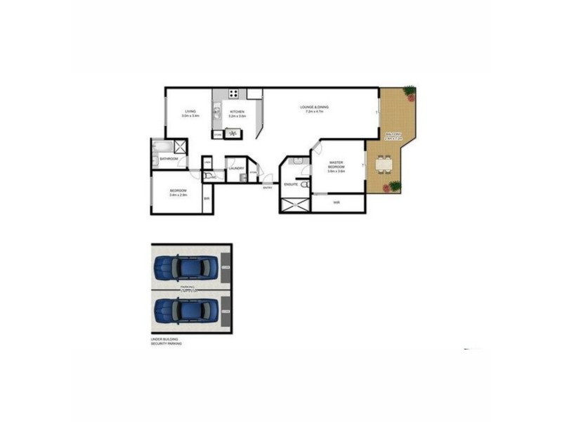 6/7 Esplanade West, Paradise Point QLD 4216 Floorplan