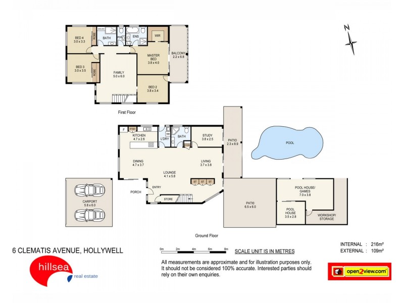 6 Clematis Avenue, Hollywell QLD 4216 Floorplan