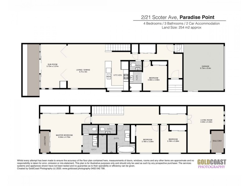 2/21 Scoter Avenue, Paradise Point QLD 4216 Floorplan
