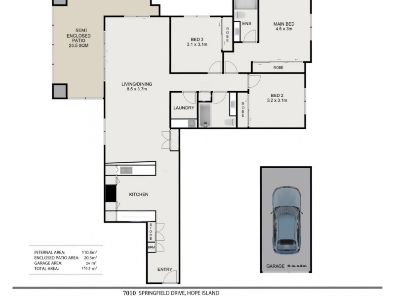 7010 Phoenix Palms Drive, Hope Island QLD 4212 Floorplan