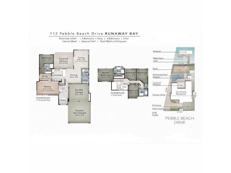 112 Pebble Beach Drive, Runaway Bay QLD 4216 Floorplan