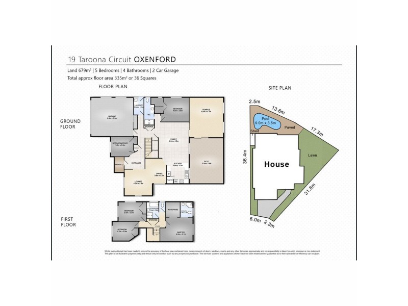 19 Taroona Circuit, Oxenford QLD 4210 Floorplan