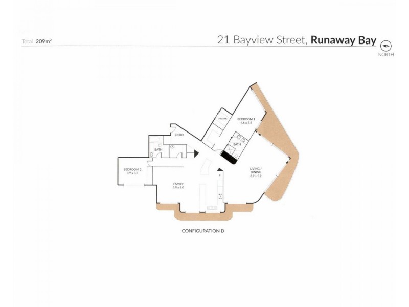 75/21 Bayview Street, Runaway Bay QLD 4216 Floorplan