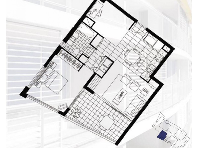 1601/438 Marine Parade, Biggera Waters QLD 4216 Floorplan
