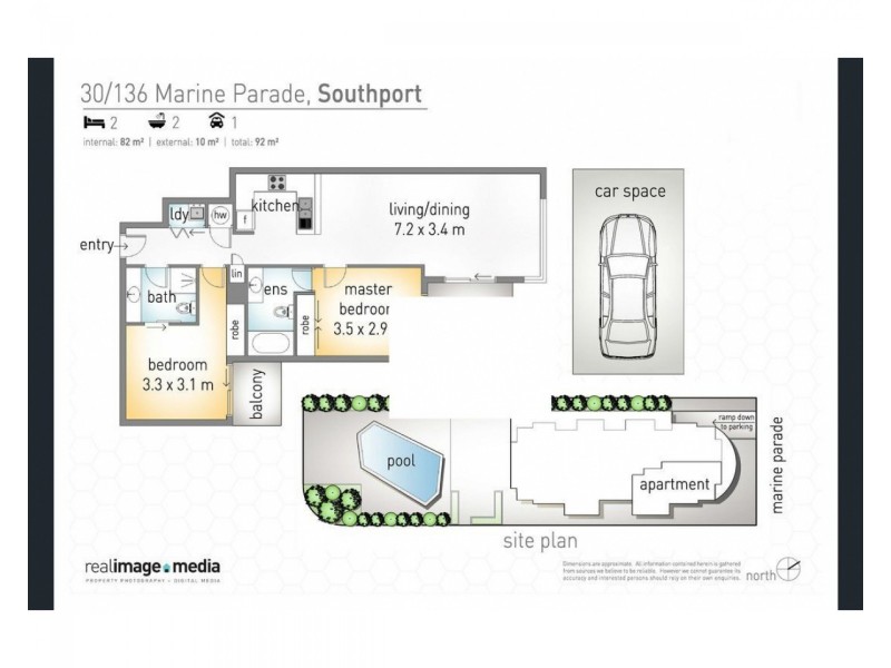 30/136 Marine Parade, Southport QLD 4215 Floorplan