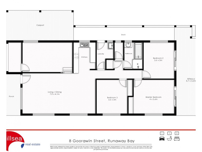8 Goorawin Street, Runaway Bay QLD 4216 Floorplan