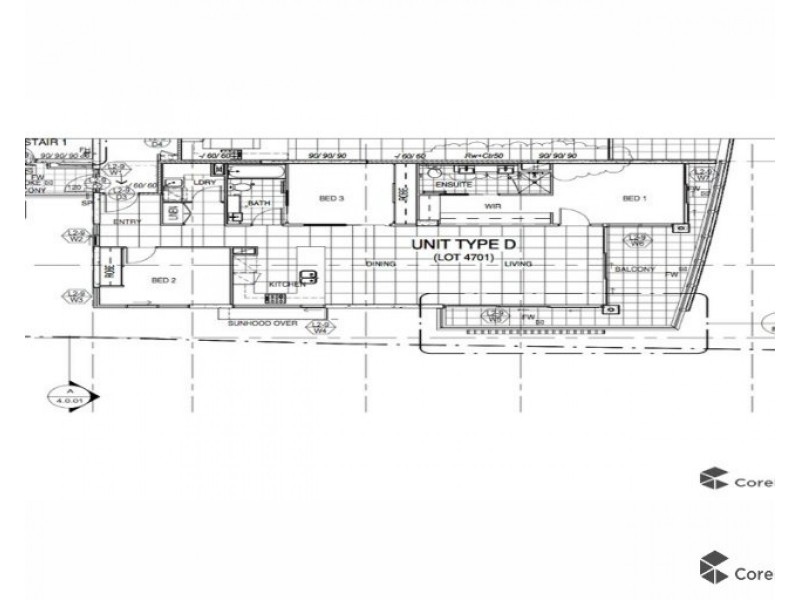 4701/25-31 East Quay Drive, Biggera Waters QLD 4216 Floorplan