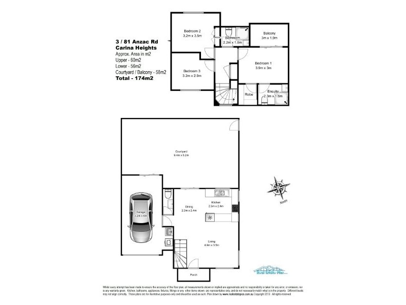 3/81 Anzac Rd, Carina Heights QLD 4152 Floorplan