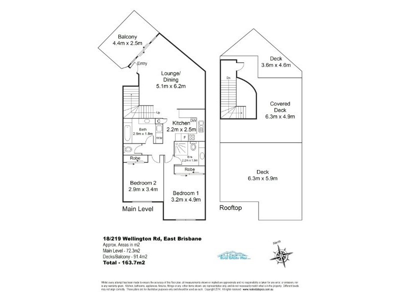 18/219 Wellington Rd, East Brisbane QLD 4169 Floorplan
