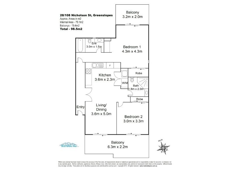28/108 Nicholson Tce, Greenslopes QLD 4120 Floorplan