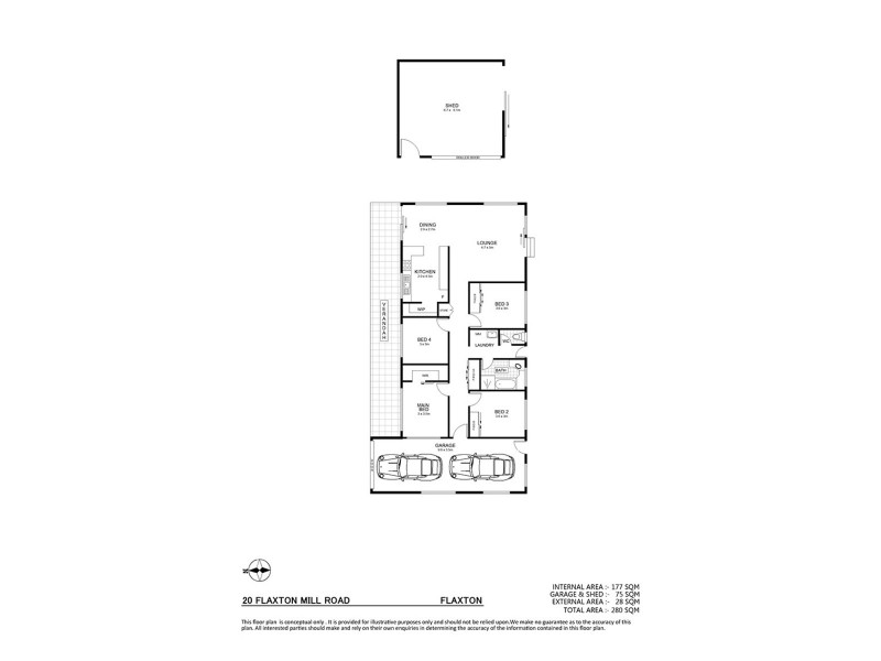 20 FLAXTON MILL RD, Flaxton QLD 4560 Floorplan