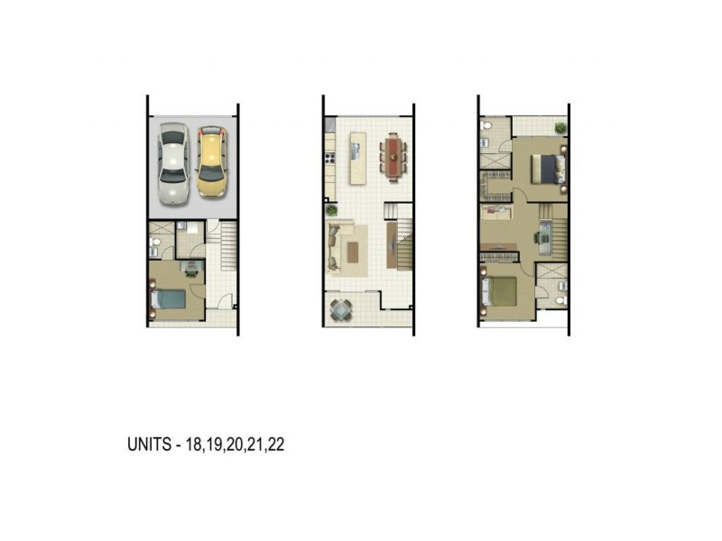 18/50 Lakefield Drive, North Lakes QLD 4509 Floorplan