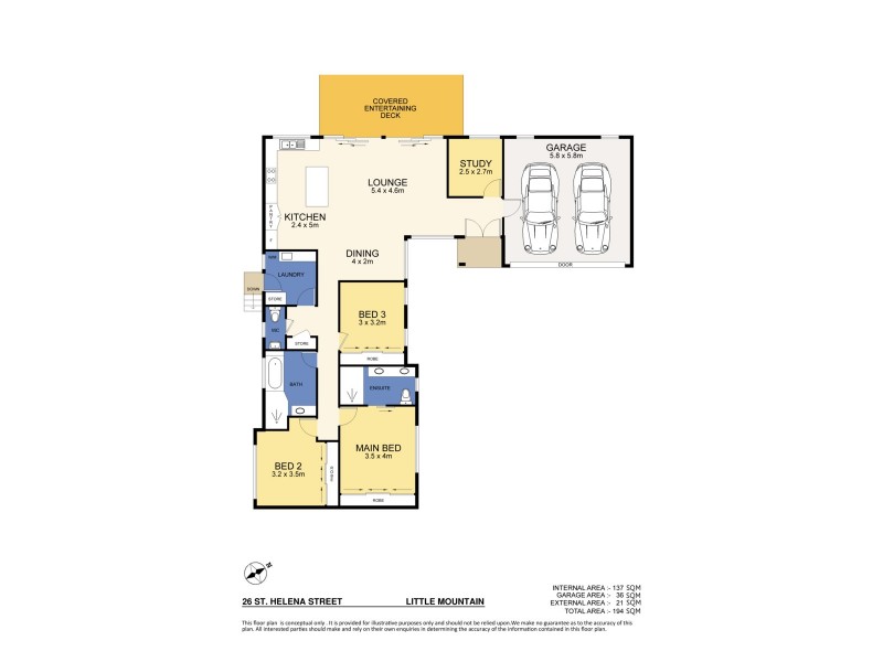 26 St Helena Street, Little Mountain QLD 4551 Floorplan