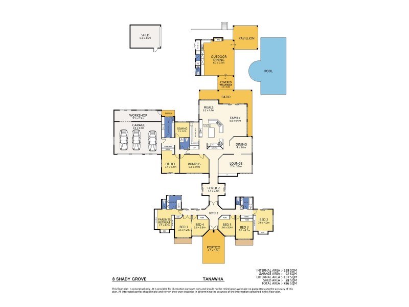 8 Shady Grove, Tanawha QLD 4556 Floorplan