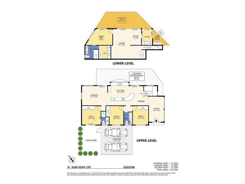 16 Bunyarra Ct, Buderim QLD 4556 Floorplan