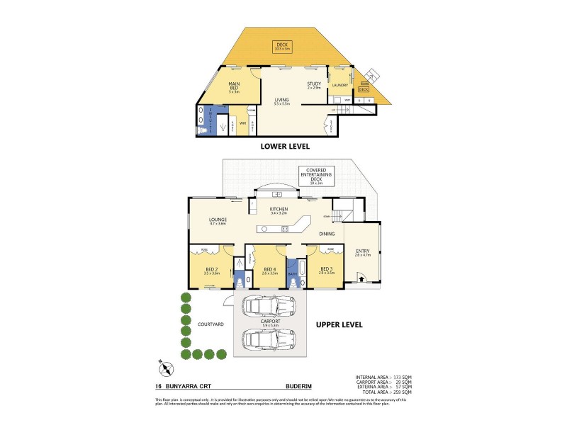 16 Bunyarra Ct, Buderim QLD 4556 Floorplan