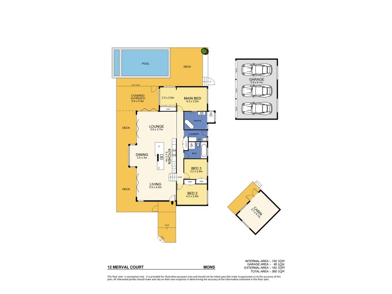 12 Merval Court, Mons QLD 4556 Floorplan