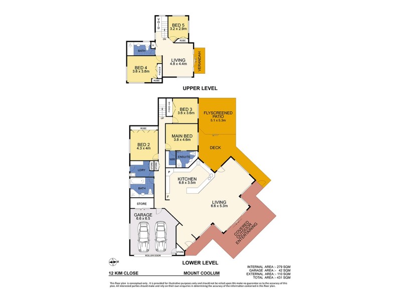 12 Kim Close, Mount Coolum QLD 4573 Floorplan