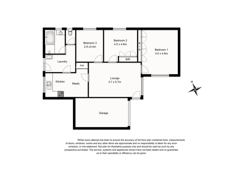 10/48 Lakes Terrace East, Mount Gambier SA 5290 Floorplan
