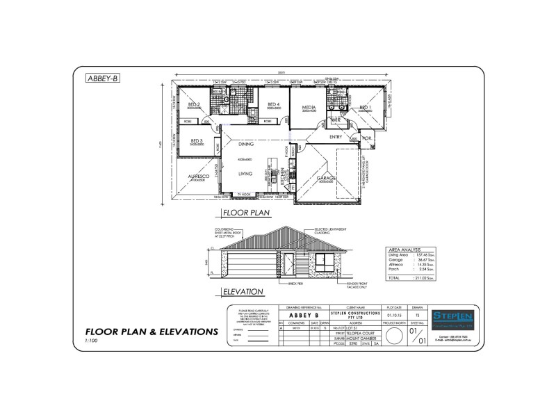 Lot 51 Telopea Court, Worrolong SA 5291 Floorplan