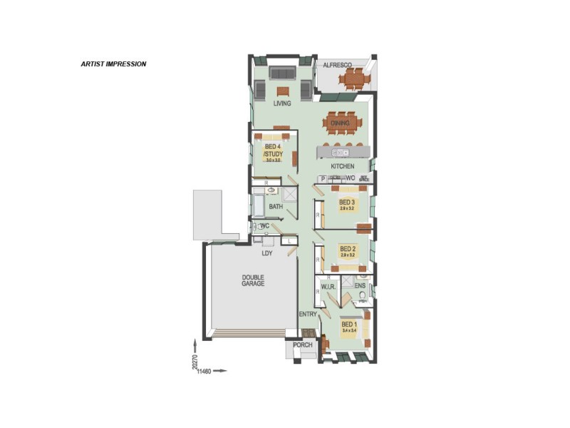 9 MacBride Crt, Collingwood Park QLD 4301 Floorplan