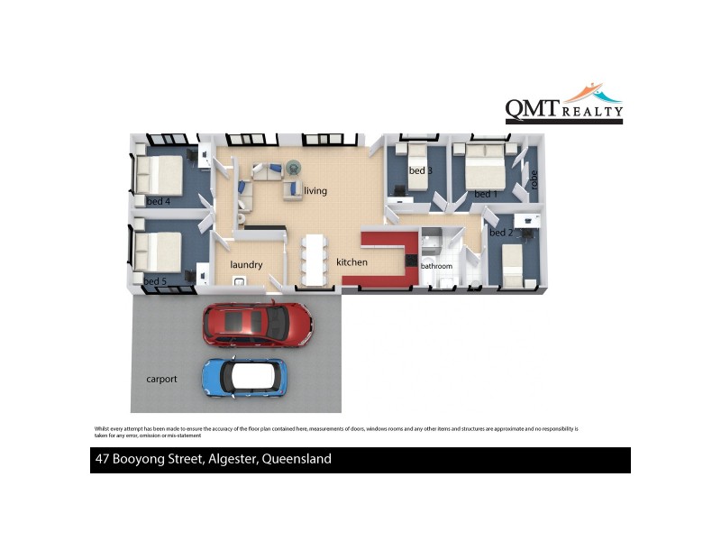 47 Booyong Street, Algester QLD 4115 Floorplan