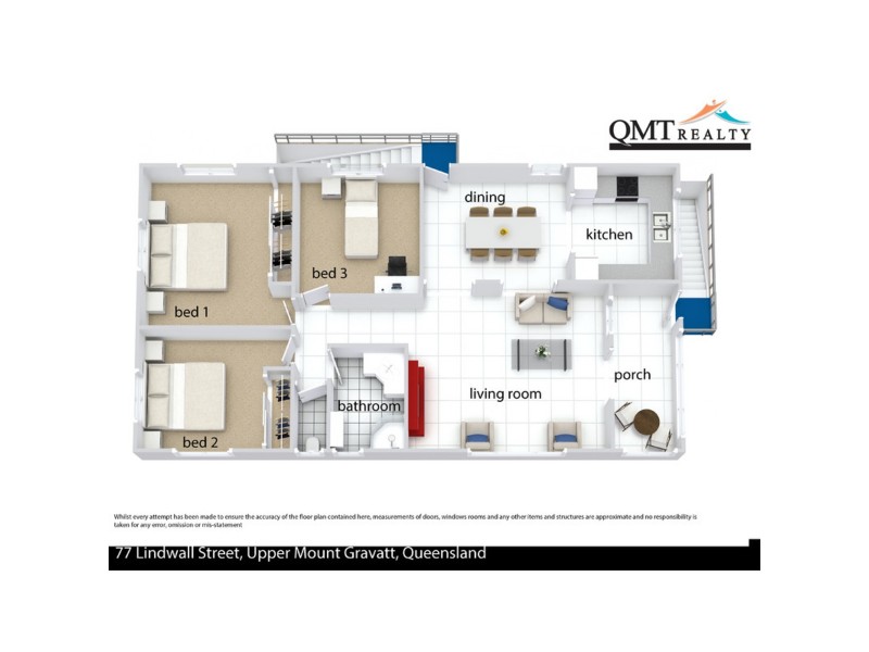 77. Lindwall Street, Upper Mount Gravatt QLD 4122 Floorplan