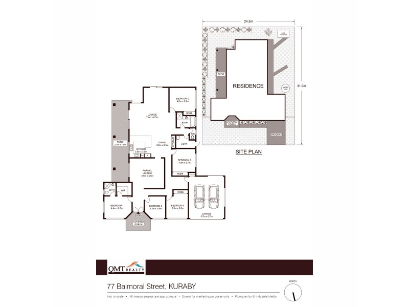 77 Balmoral Street, Kuraby QLD 4112 Floorplan