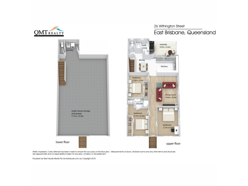 26 Withington Street, East Brisbane QLD 4169 Floorplan