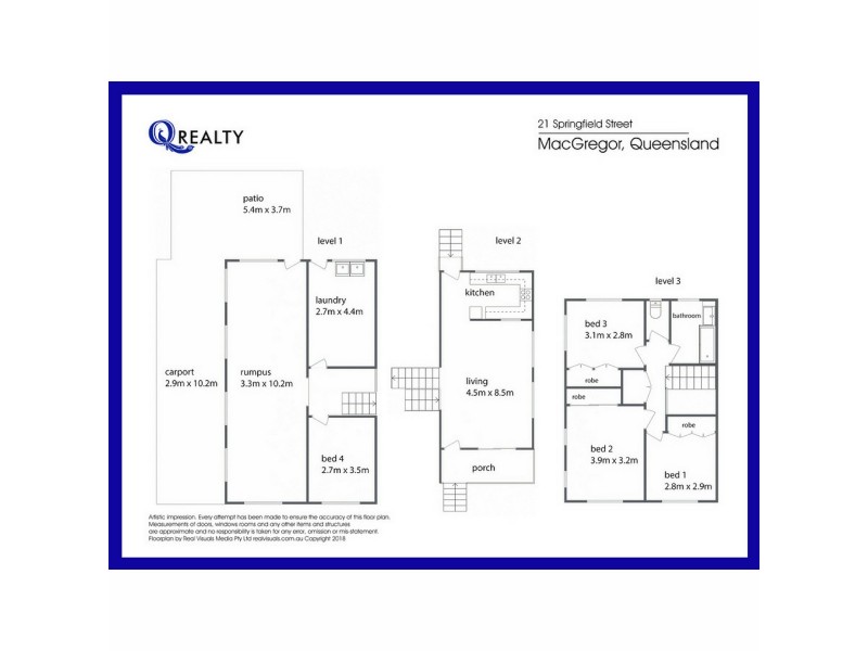 21 Springfield Street, Macgregor QLD 4109 Floorplan
