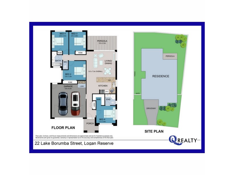 22 Lake Borumba Street, Logan Reserve QLD 4133 Floorplan