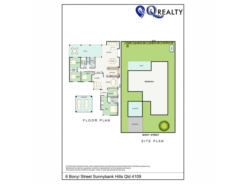 6 Bonyi Street, Sunnybank Hills QLD 4109 Floorplan